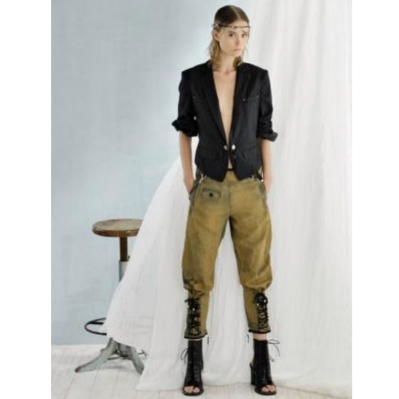 High Use by Claire Campbell Jackets & Blazers - HIGH USE by Claire Campbell Linen Blend Jacket